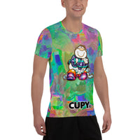 Cupy all-Over Print Men's Athletic T-shirt - Cupy