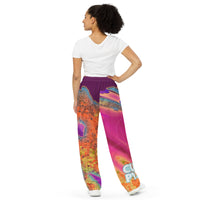 CUPY all-over print unisex wide-leg pants 2 - Cupy