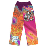 CUPY all-over print unisex wide-leg pants 2 - Cupy
