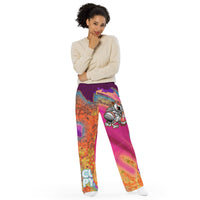CUPY all-over print unisex wide-leg pants 2 - Cupy
