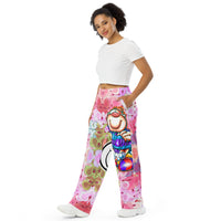 CUPY all-over print unisex wide-leg pants 1 - Cupy