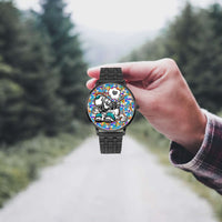 273. Instafamous Steel Strap Quartz watch