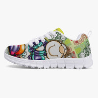 216. Kids' Lightweight Mesh Sneakers - White