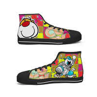 400. New High-top Canvas Shoes - Tongue Printable - Cupy