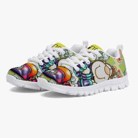 216. Kids' Lightweight Mesh Sneakers - White