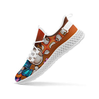 364.  Net Style Mesh Knit Sneakers