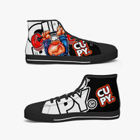 CUPY 400. New High-top Canvas Shoes - Tongue - Cupy