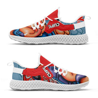 364. Net Style Mesh Knit Sneakers