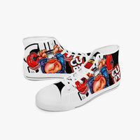 CUPY 400. New High-top Canvas Shoes - Tongue - Cupy