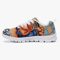 216. Kids' Lightweight Mesh Sneakers - White