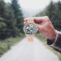 273. Instafamous Steel Strap Quartz watch