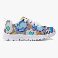 216. Kids' Lightweight Mesh Sneakers - White