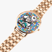 273. Instafamous Steel Strap Quartz watch