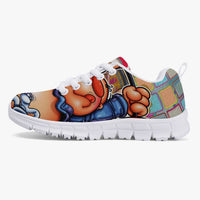 216. Kids' Lightweight Mesh Sneakers - White