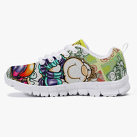 216. Kids' Lightweight Mesh Sneakers - White