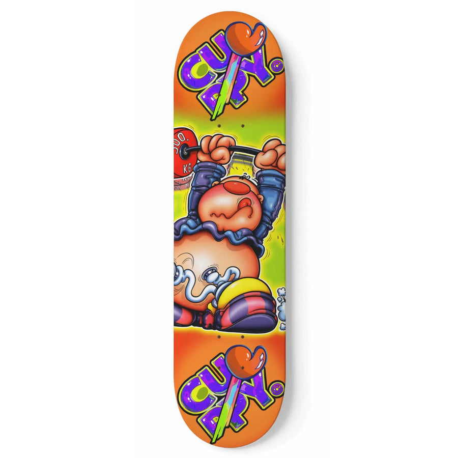 Cupy original design skateboard and wall art No.4