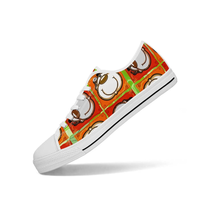 399. New Low-top Canvas Shoes - Tongue Printable - Cupy