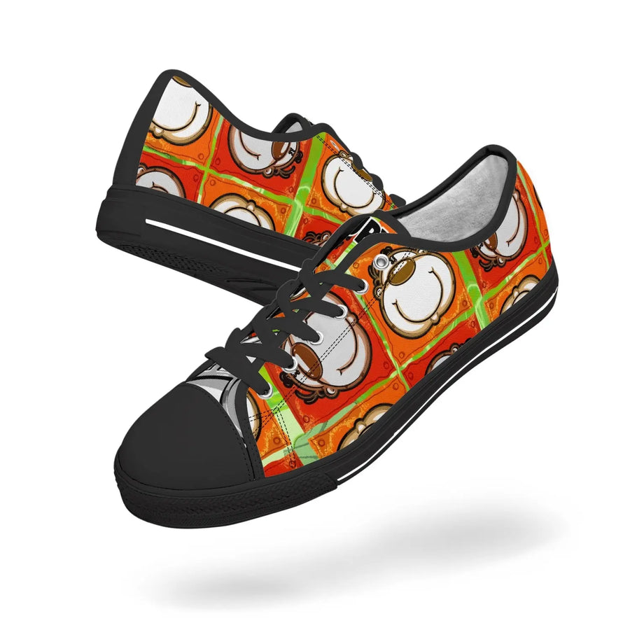 399. New Low-top Canvas Shoes - Tongue Printable - Cupy