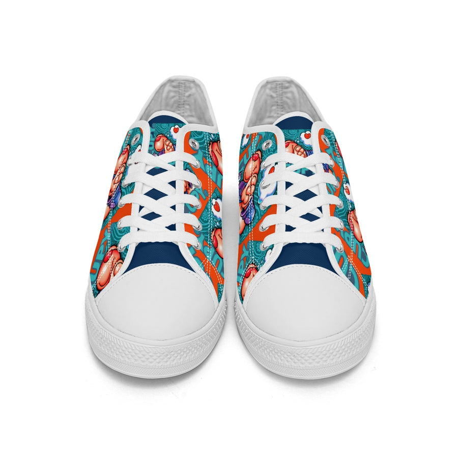 399. New Low-top Canvas Shoes - Tongue Printable - Cupy