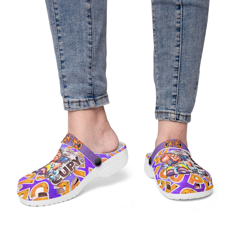 413. All Over Printed Clogs - Cupy