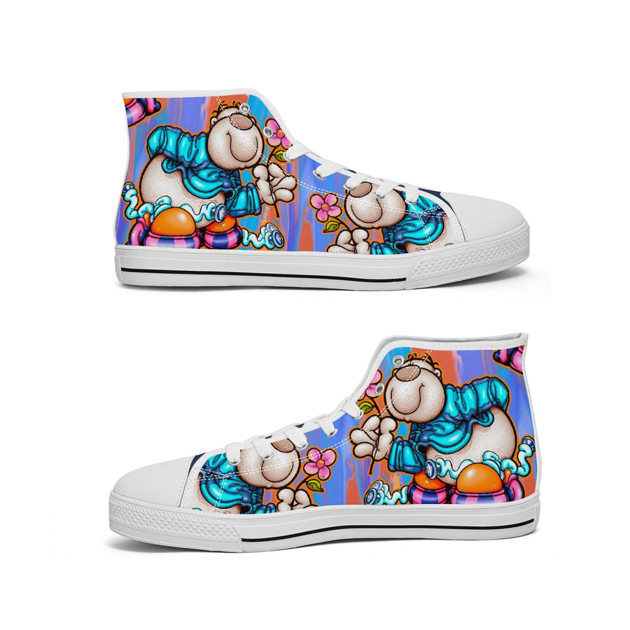 400. New High-top Canvas Shoes - Tongue Printable - Cupy