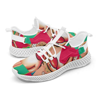 364.  Net Style Mesh Knit Sneakers