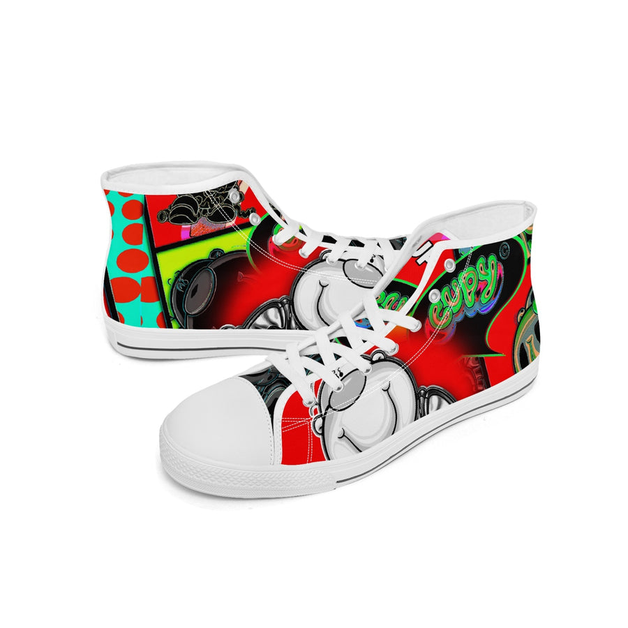 400. New High-top Canvas Shoes - Tongue Printable - Cupy