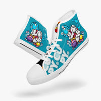 CUPY 400. New High-top Canvas Shoes - Tongue Printable - Cupy