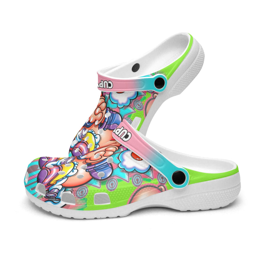 413. All Over Printed Clogs - Cupy