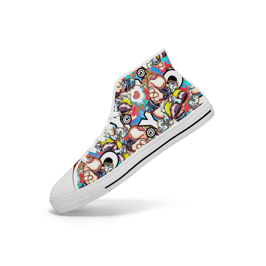 400. New High-top Canvas Shoes - Tongue Printable - Cupy