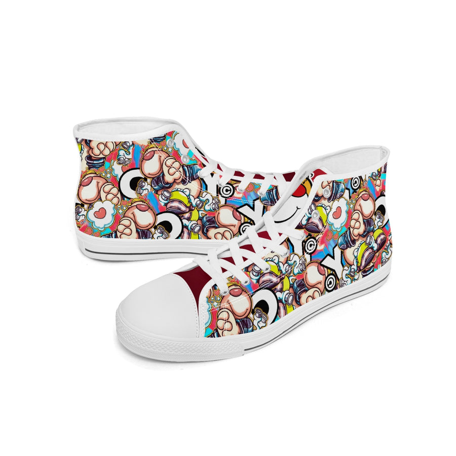 400. New High-top Canvas Shoes - Tongue Printable - Cupy