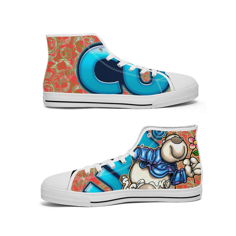 400. New High-top Canvas Shoes - Tongue Printable - Cupy