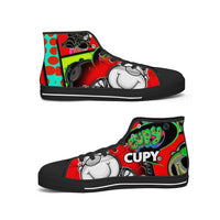 400. New High-top Canvas Shoes - Tongue Printable - Cupy