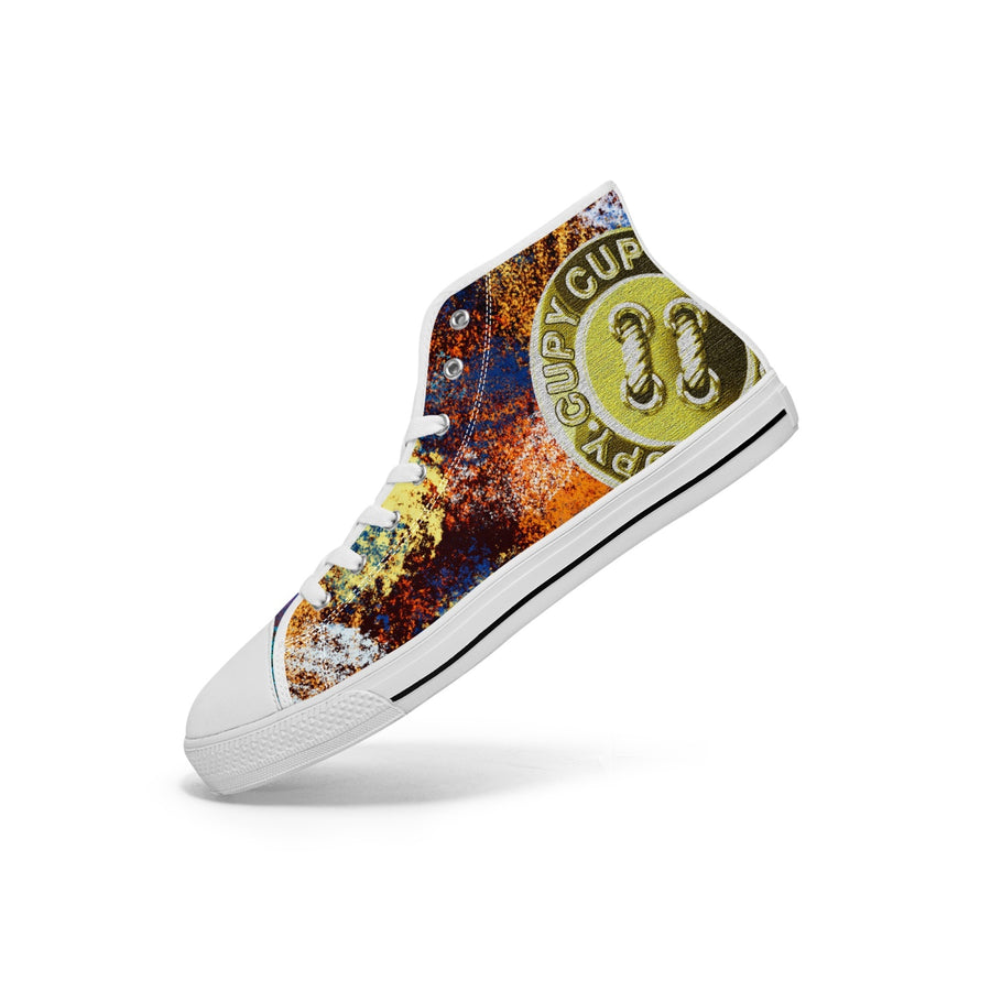 400. New High-top Canvas Shoes - Tongue Printable - Cupy