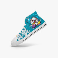 CUPY 400. New High-top Canvas Shoes - Tongue Printable - Cupy