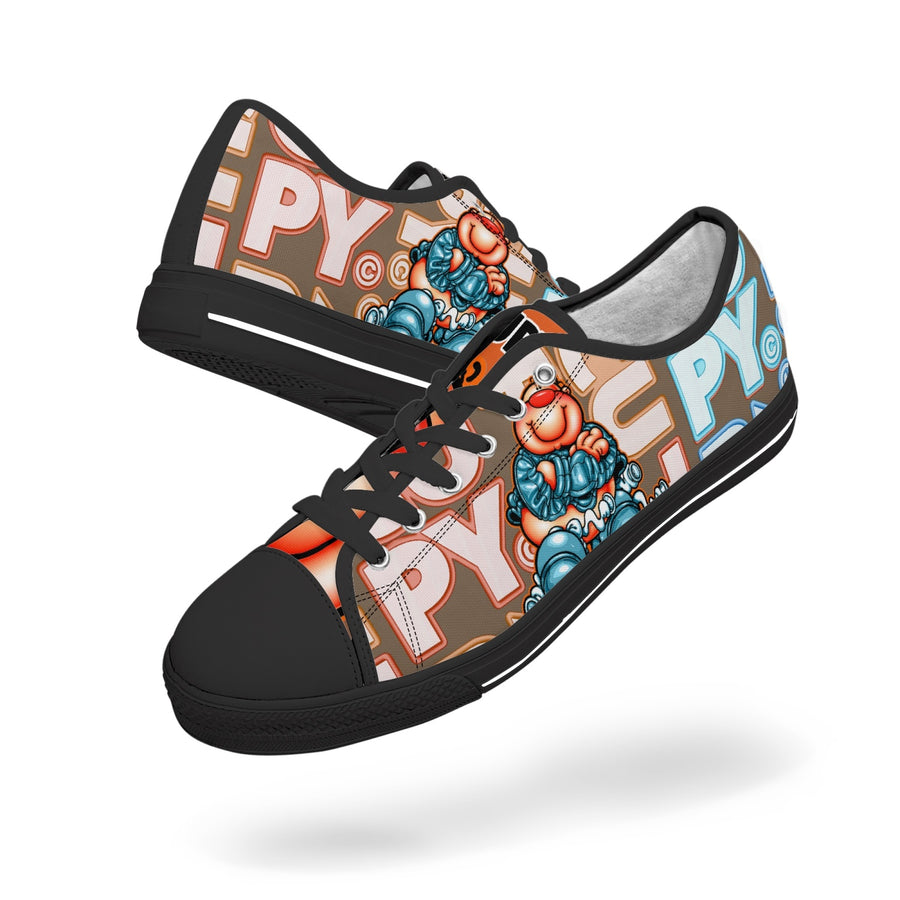 399. New Low-top Canvas Shoes - Tongue Printable - Cupy