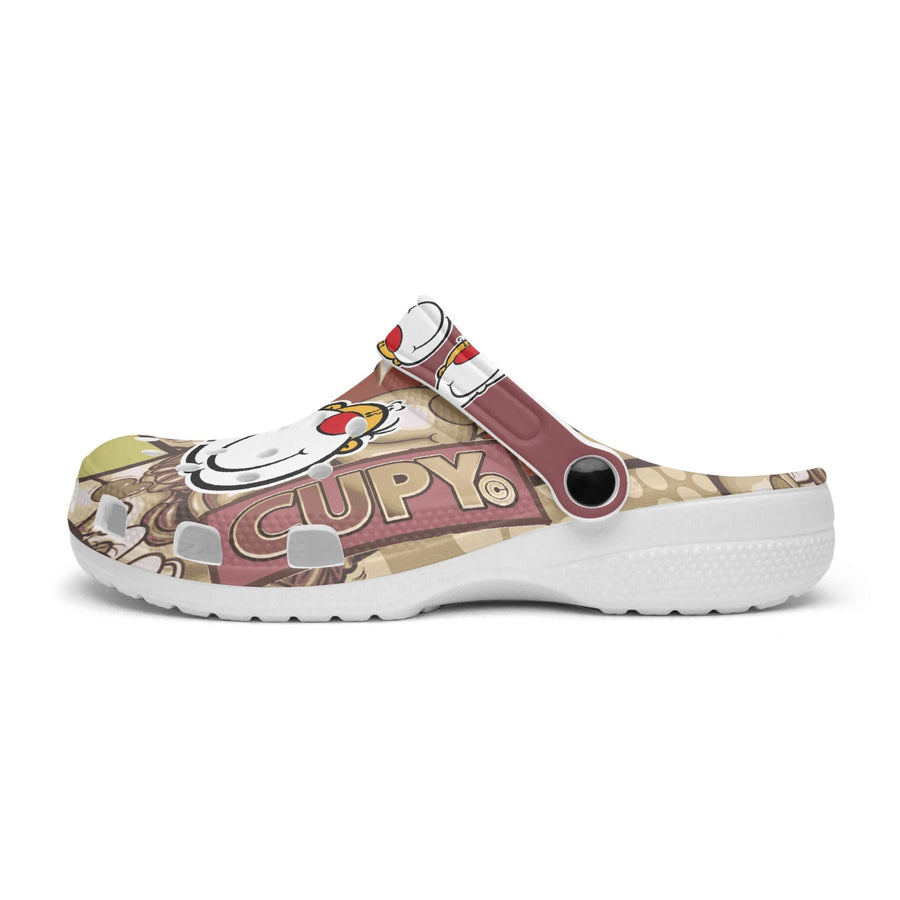 413. All Over Printed Clogs - Cupy