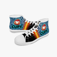 cupy 400. New High-top Canvas Shoes - Tongue Printable - Cupy