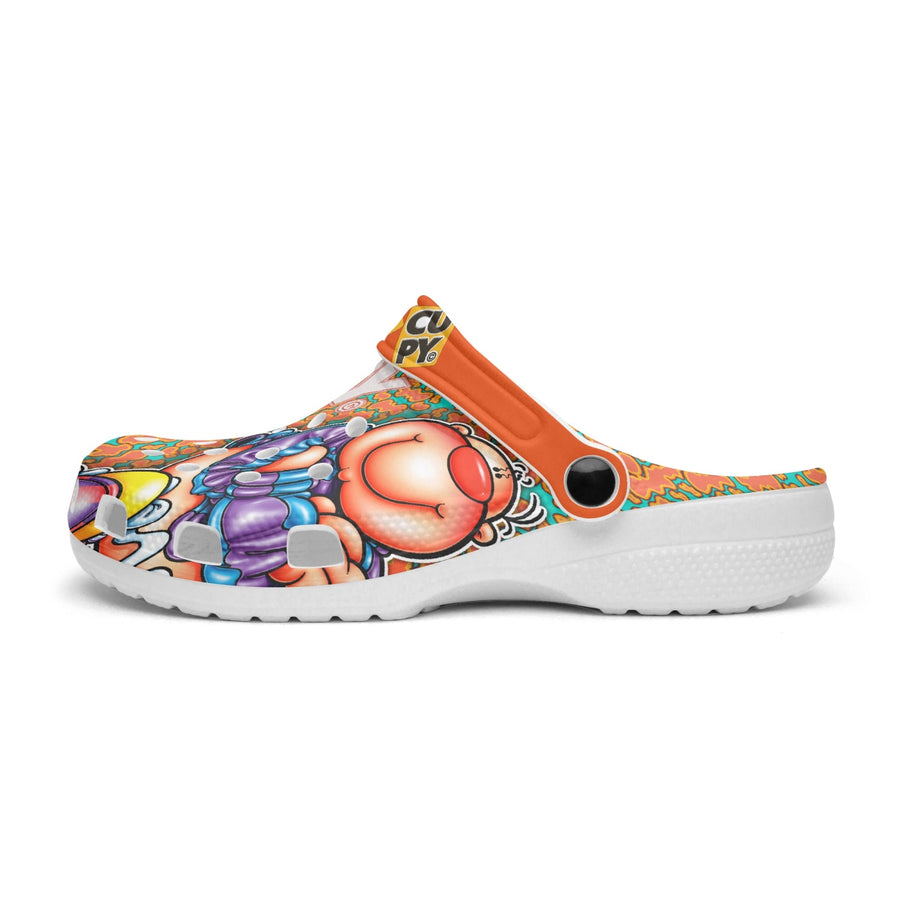 413. All Over Printed Clogs - Cupy