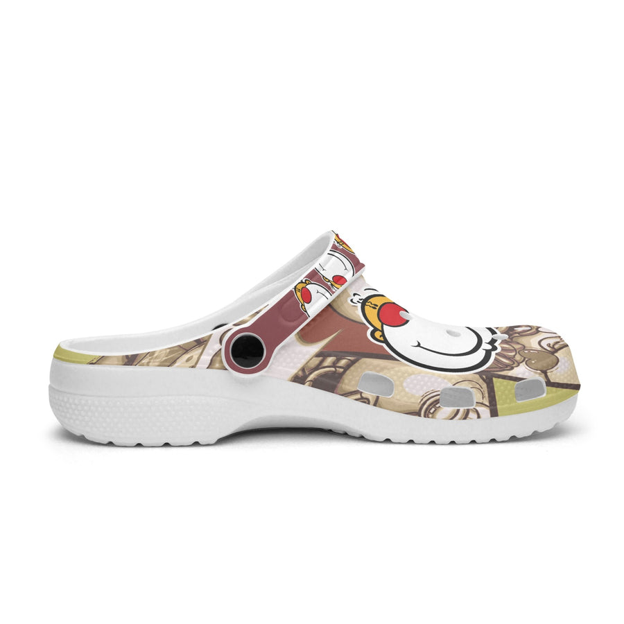 413. All Over Printed Clogs - Cupy