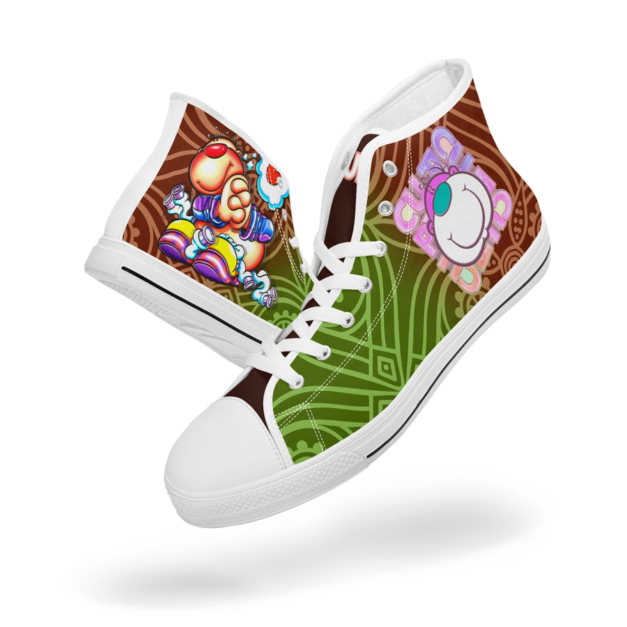 400. New High-top Canvas Shoes - Tongue Printable - Cupy