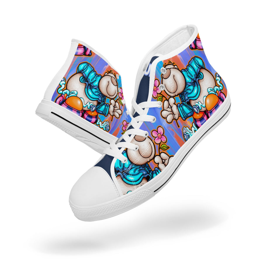 400. New High-top Canvas Shoes - Tongue Printable - Cupy