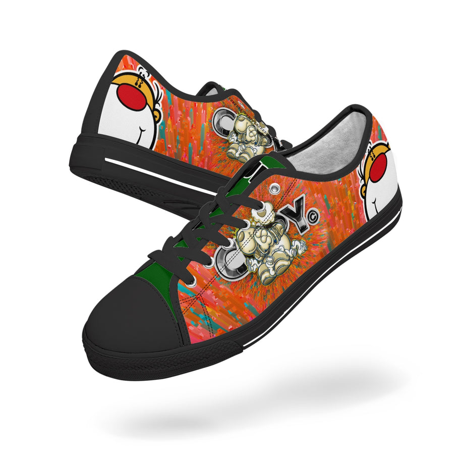 399. New Low-top Canvas Shoes - Tongue Printable - Cupy