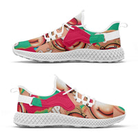 364.  Net Style Mesh Knit Sneakers