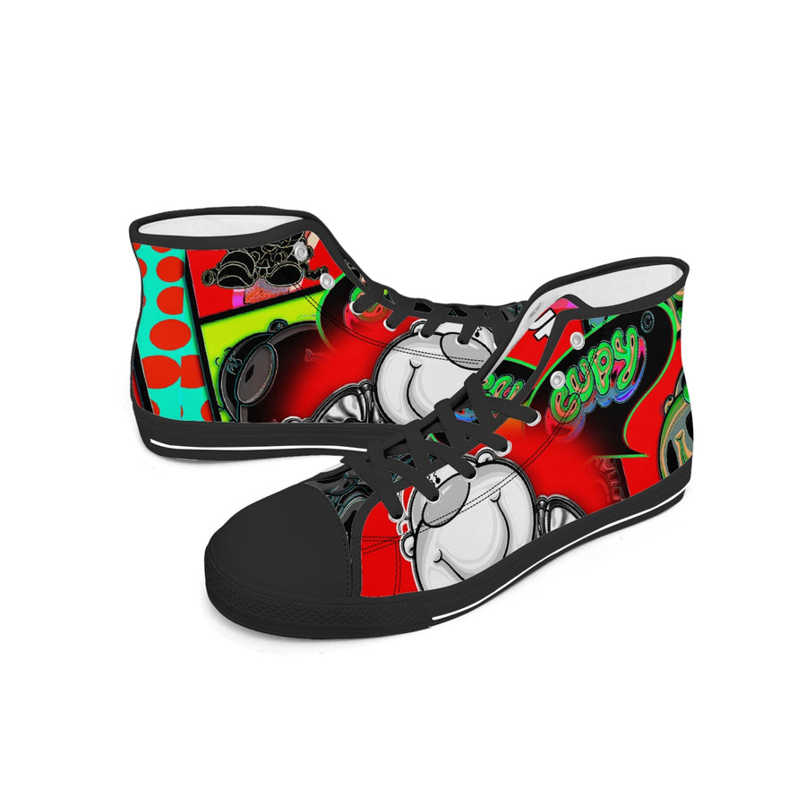 400. New High-top Canvas Shoes - Tongue Printable - Cupy