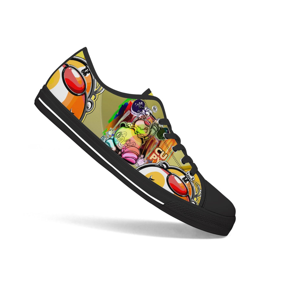 399. New Low-top Canvas Shoes - Tongue Printable - Cupy