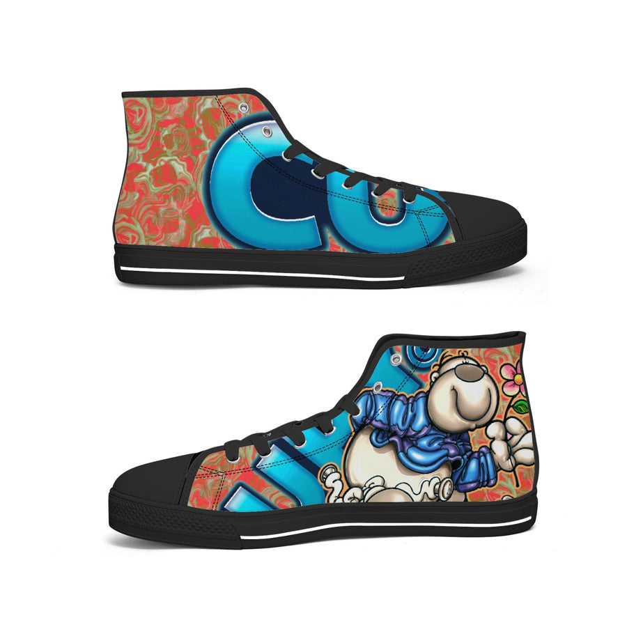 400. New High-top Canvas Shoes - Tongue Printable - Cupy