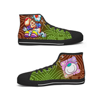 400. New High-top Canvas Shoes - Tongue Printable - Cupy