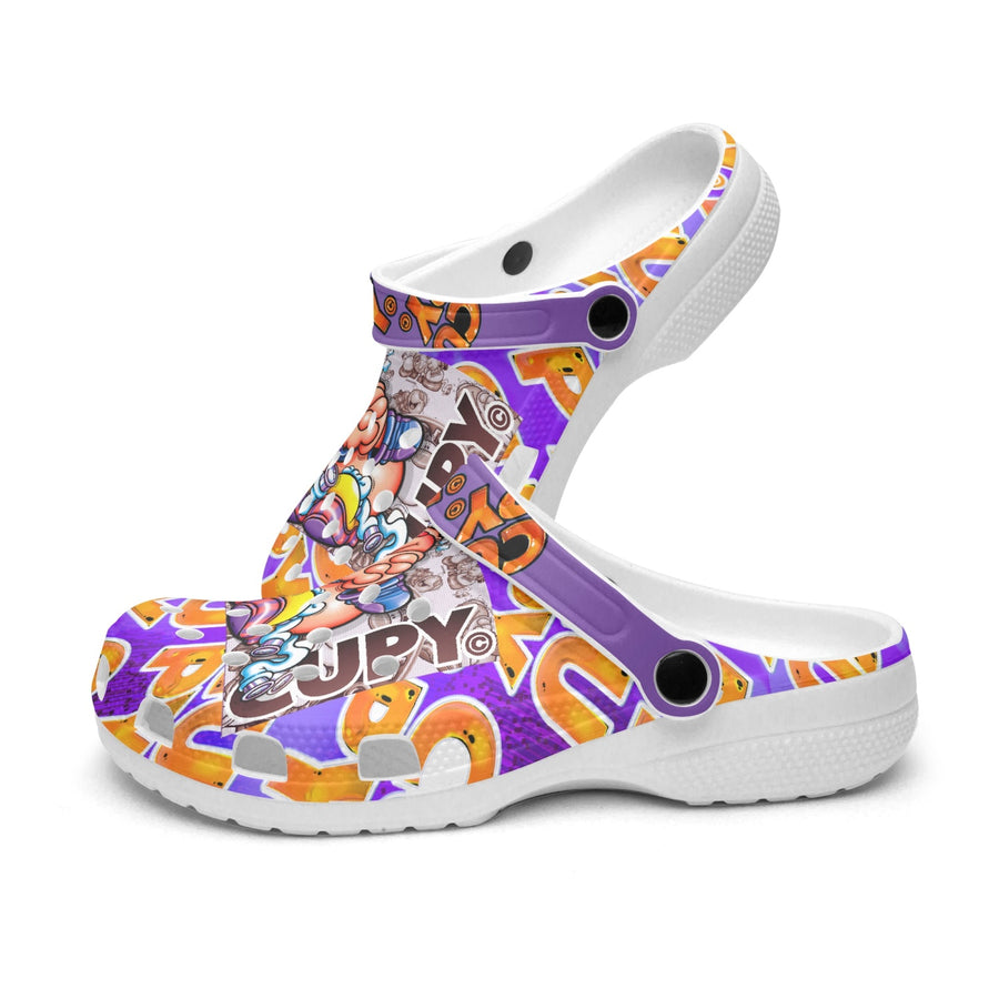 413. All Over Printed Clogs - Cupy