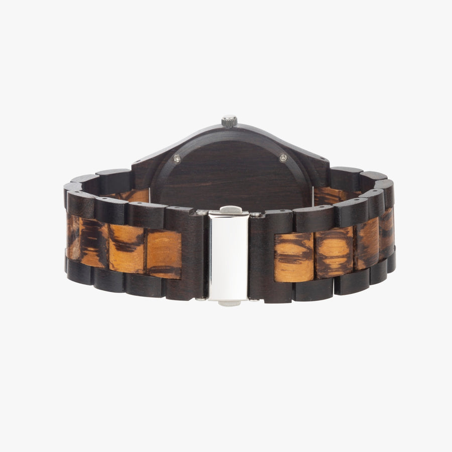 207.cupy Indian Ebony Wooden Watch - Cupy